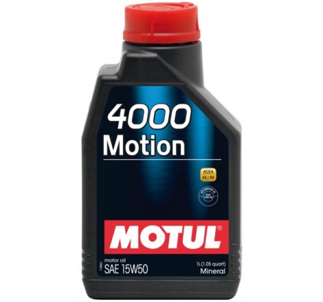 4000 Motion 15W50 1L Olio Motore - Auto Motul