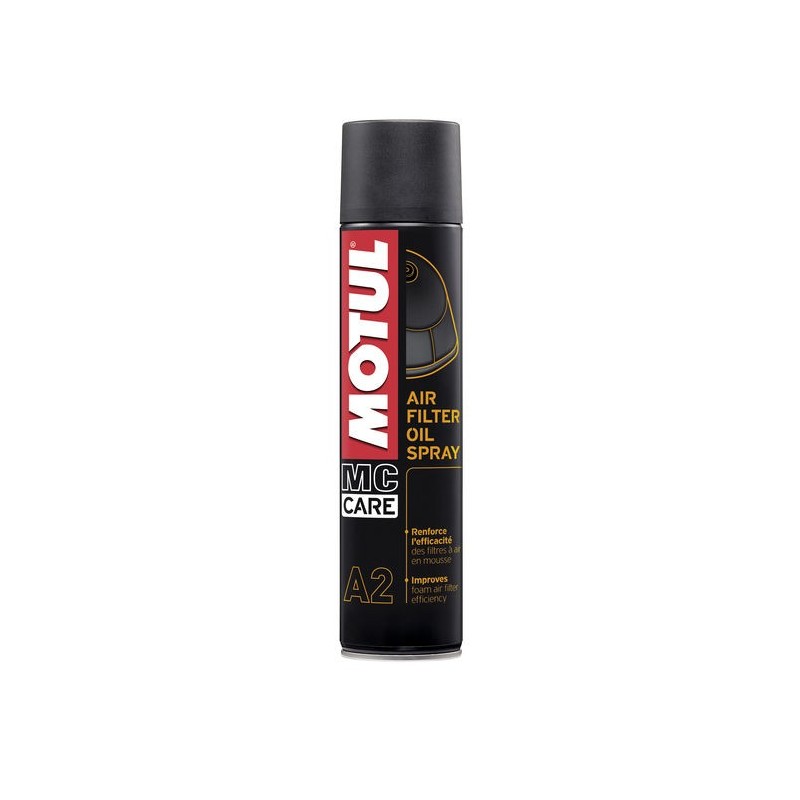 A2-Air Filter Oil Spray 0.400L aerosol Pulizia filtro aria Motul