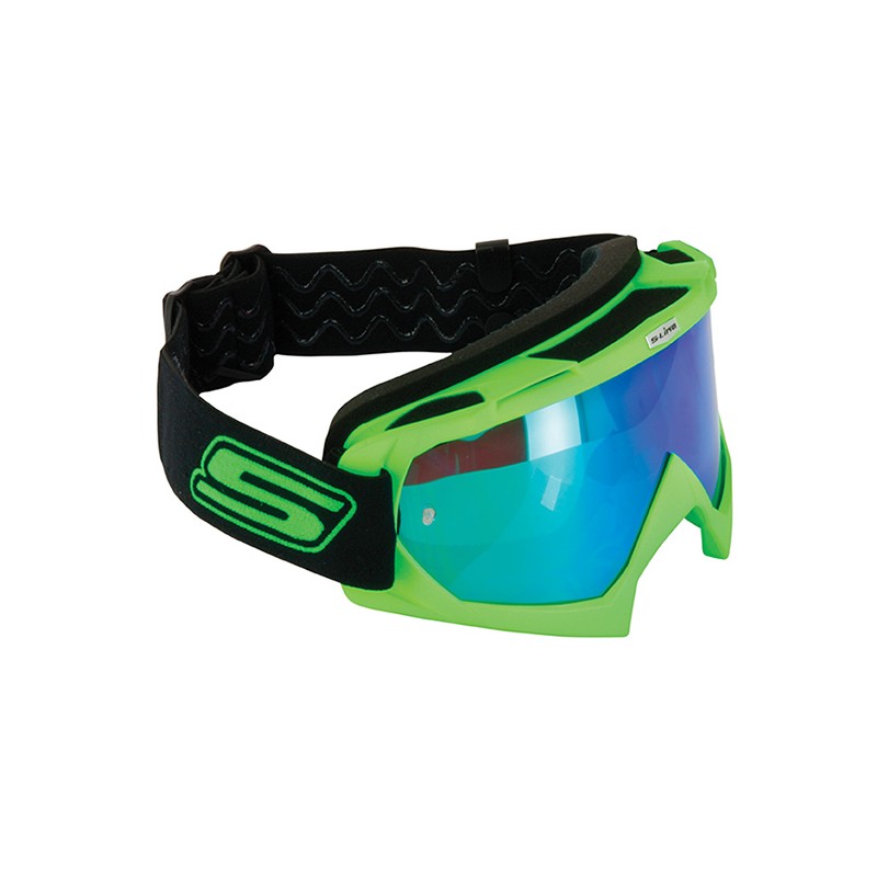 Maschera Cross ECO Verde fluo