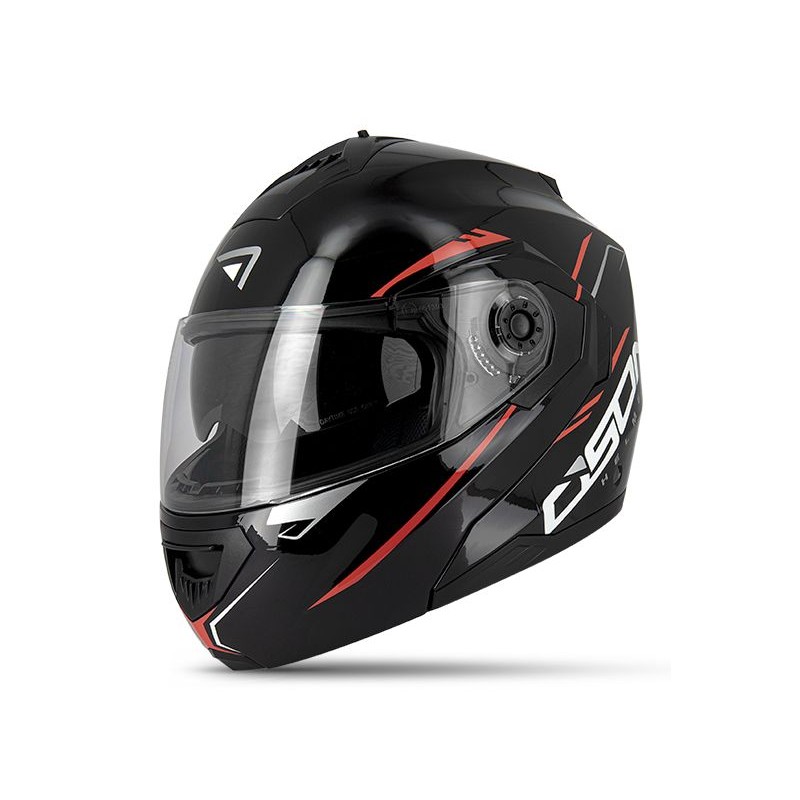 Modulare OSONE S520 Rosso L Casco